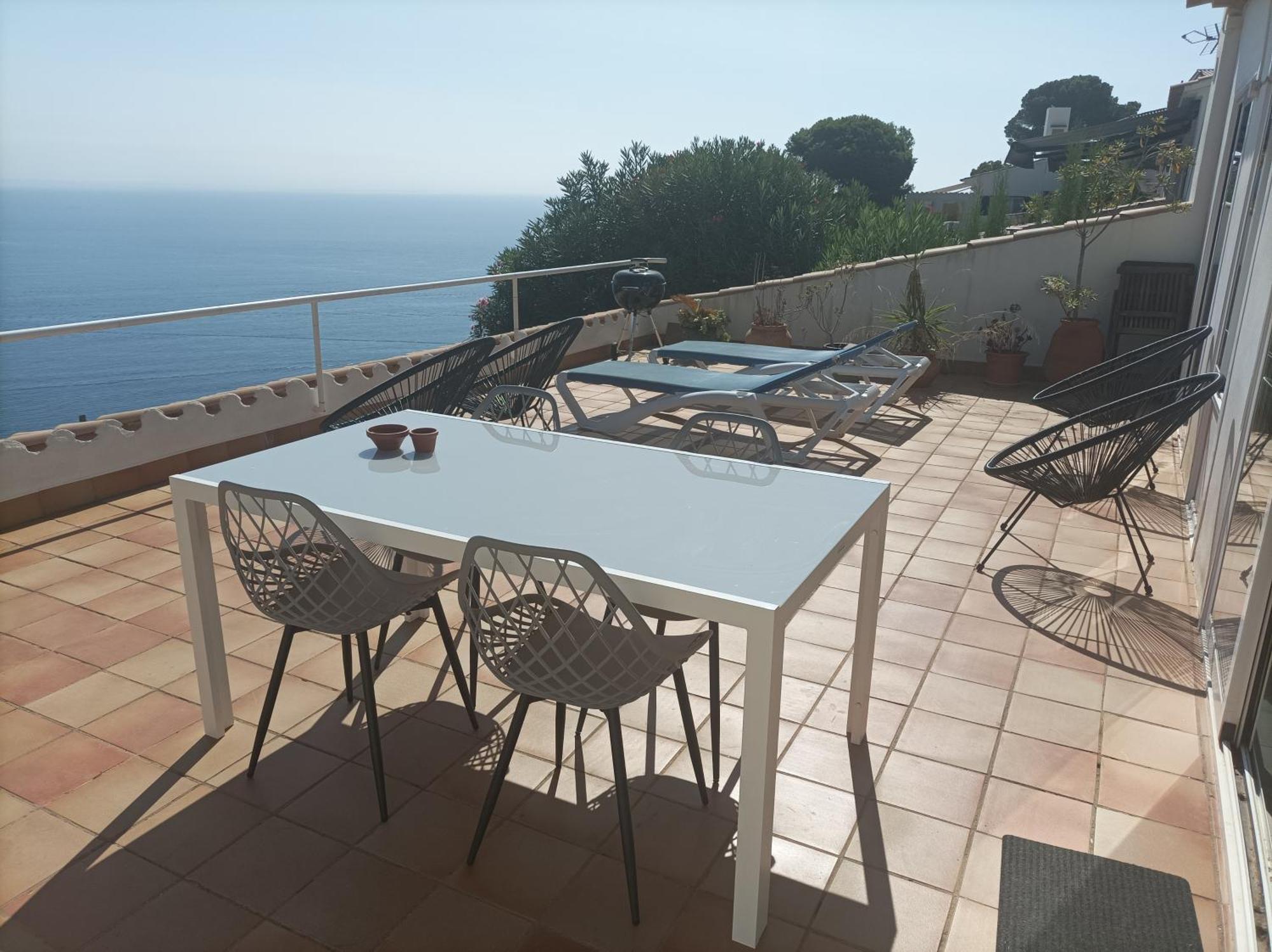 "La Terrasse De La Mer 8" -Climatisation-Wifi-Bbq -Piscine-Parking Begur Kültér fotó