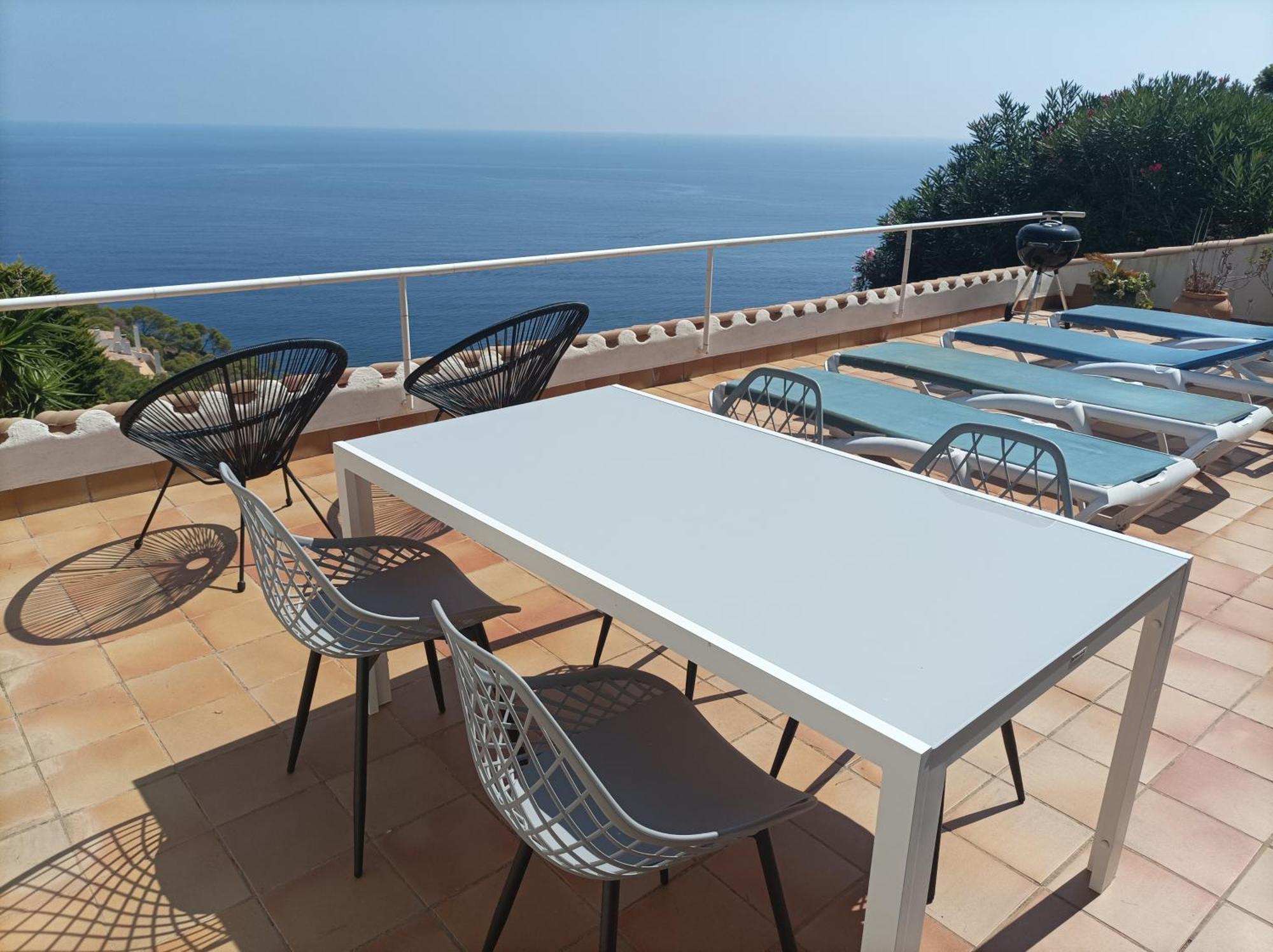 "La Terrasse De La Mer 8" -Climatisation-Wifi-Bbq -Piscine-Parking Begur Kültér fotó